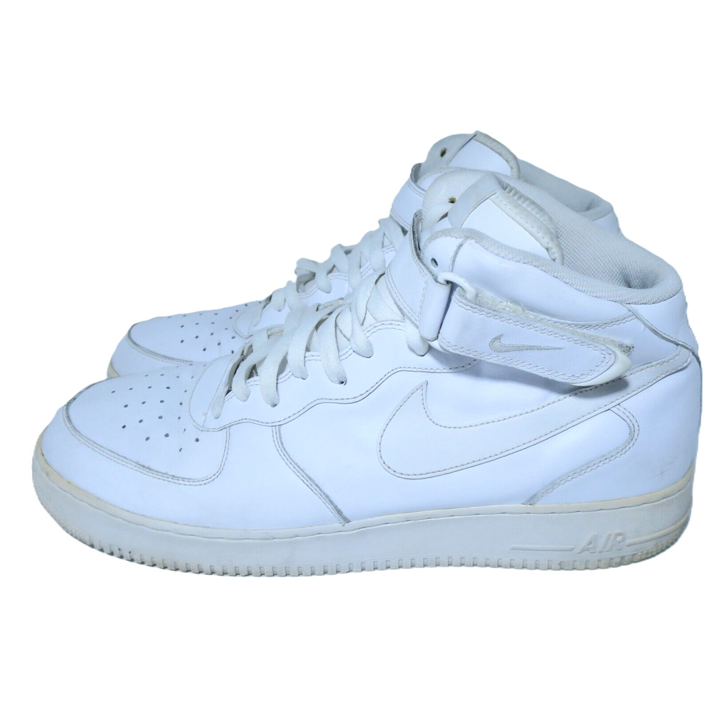 Nike Men's Air Force 1 Mid '07 315123-111 White AF1 Athletic Sneakers Size 15